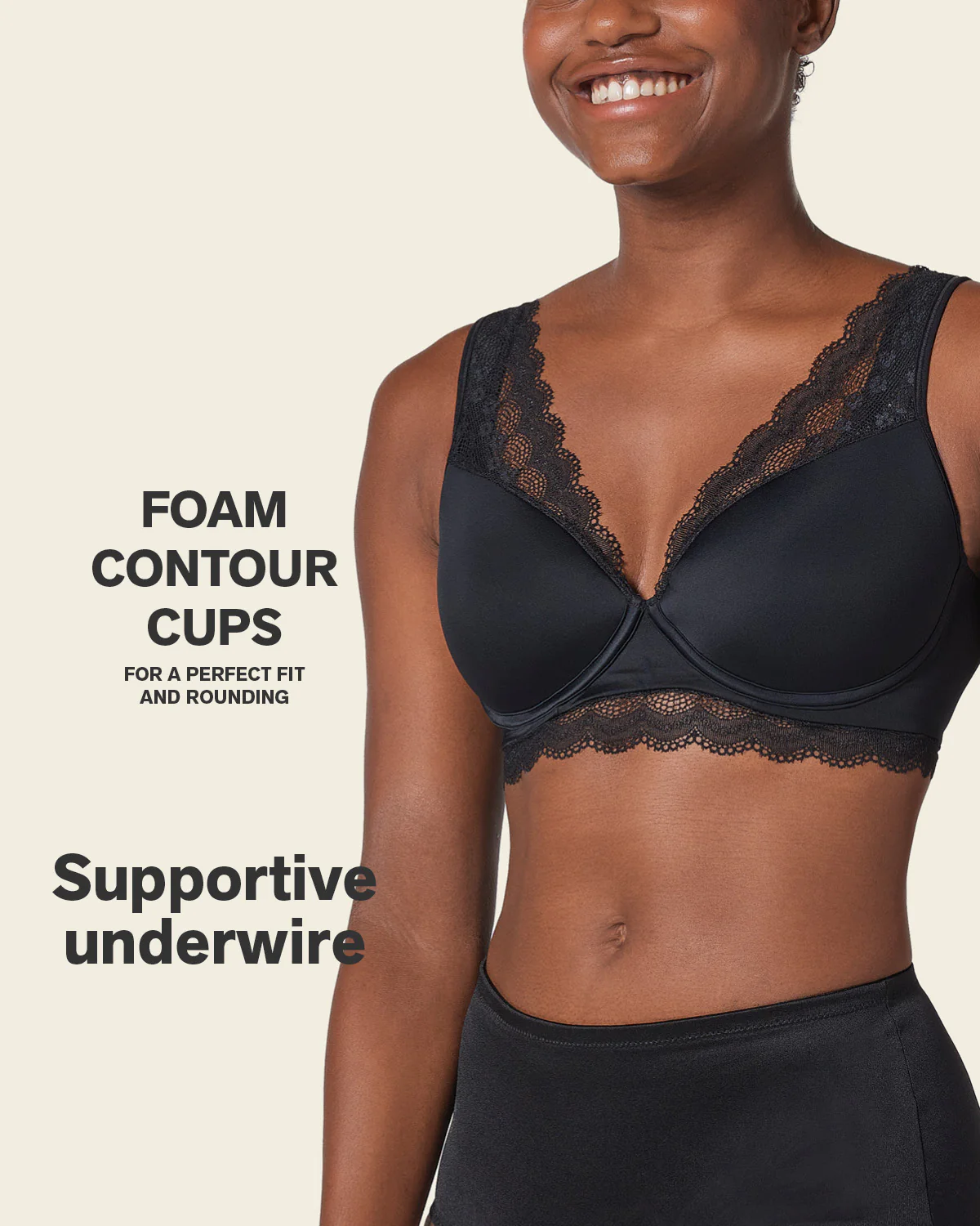 Sujetador de gran cubrimiento Deep Coverage Bra - Imagen 5