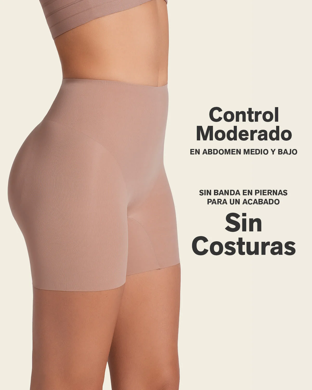Short de compresión con almohadillas removibles levanta glúteos - Imagen 5