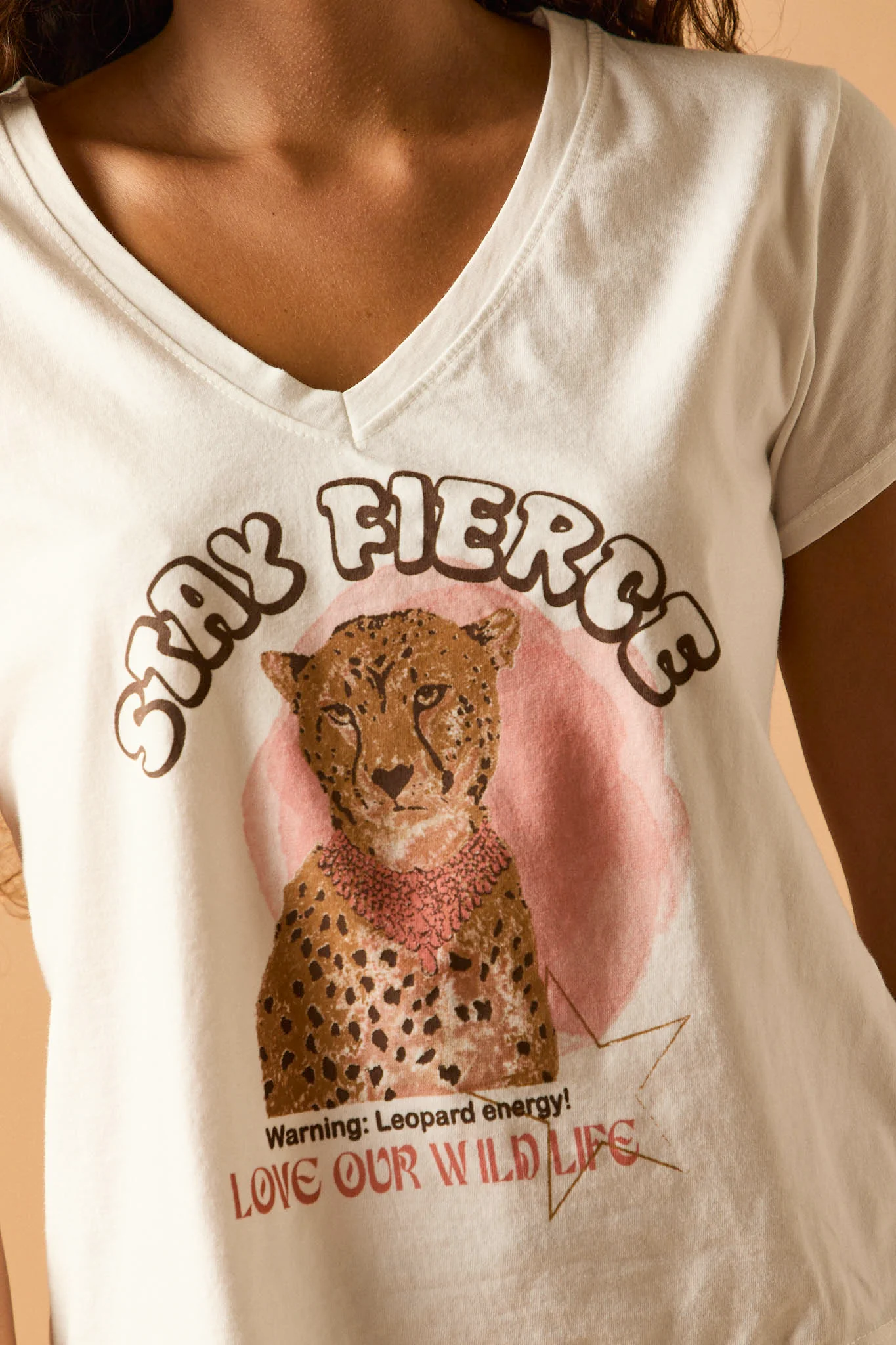 Camiseta leopardo blanco - Imagen 4