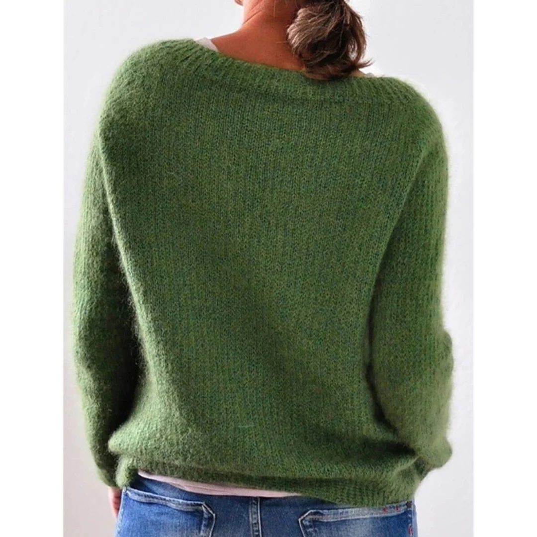 Jersey De Manga Larga Y Cuello Redondo Para Mujer | De Punto - Imagen 2