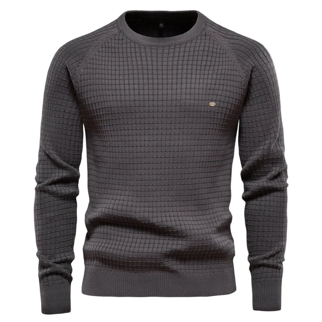 Jersey De Punto De Manga Larga Para Hombre | Cuello Redondo - Imagen 3