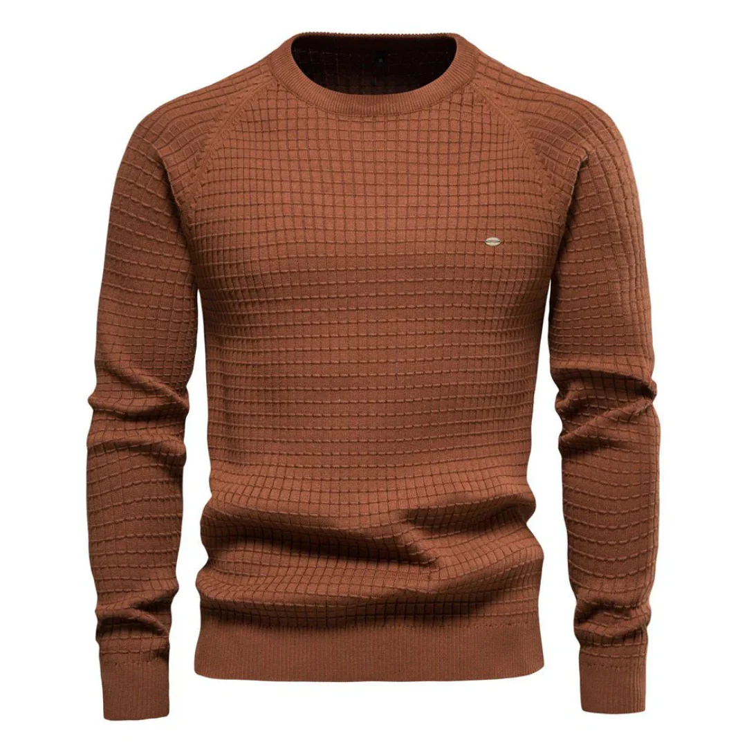 Jersey De Punto De Manga Larga Para Hombre | Cuello Redondo - Imagen 5