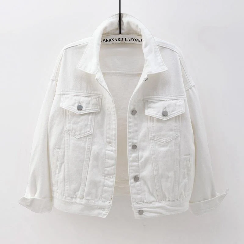 Chaqueta Corta Con Botones Para Mujer | Bolsillo En El Pecho - Imagen 5
