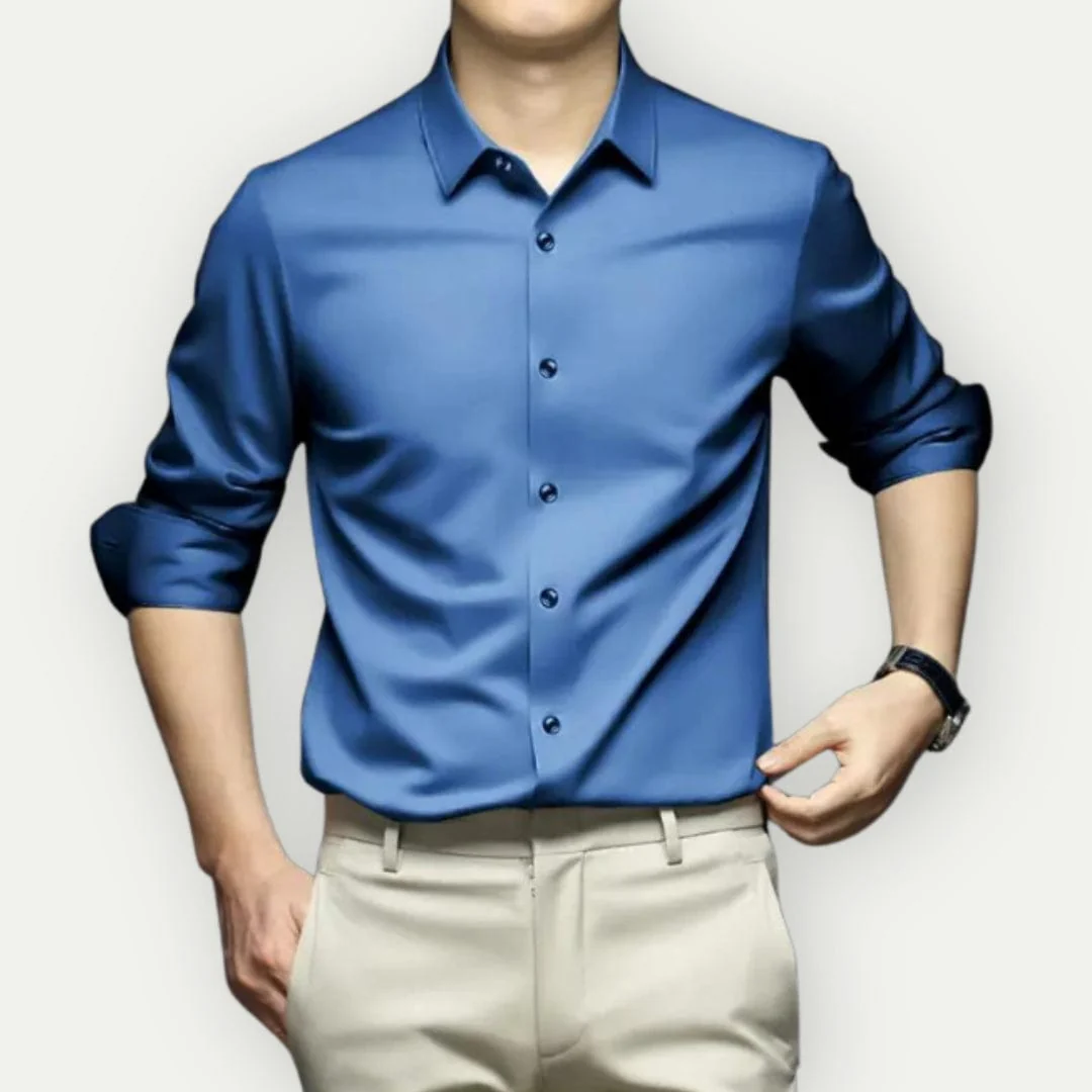Camisa Formal De Manga Larga Para Hombre | Con Botones - Imagen 6