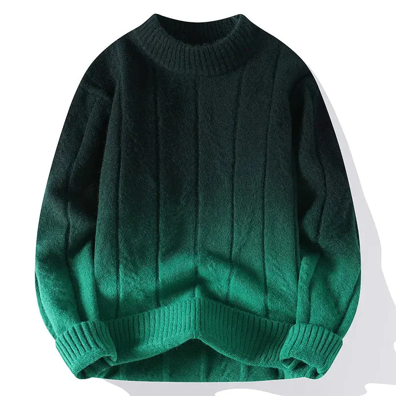 Jersey De Punto Bicolor Para Hombre | Manga Larga - Imagen 5