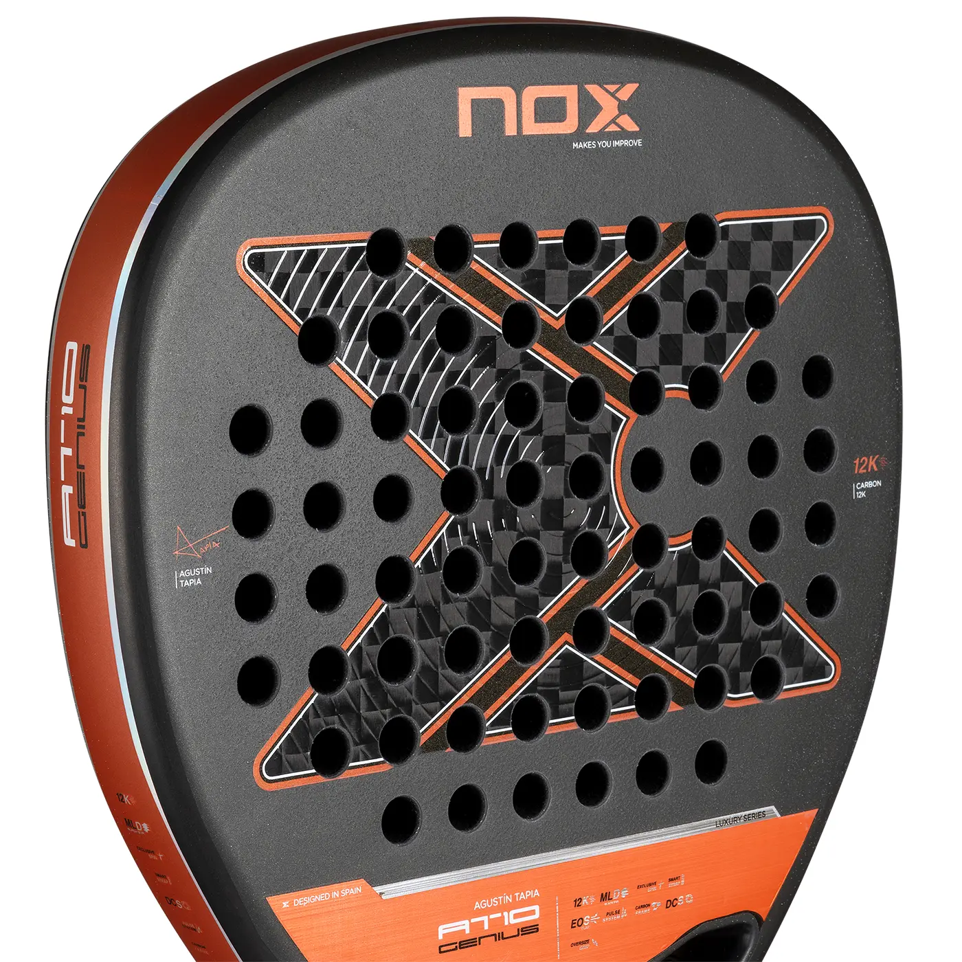 Pala Padel Nox AT10 Attack 12K Agustin Tapia 2025 - Imagen 9
