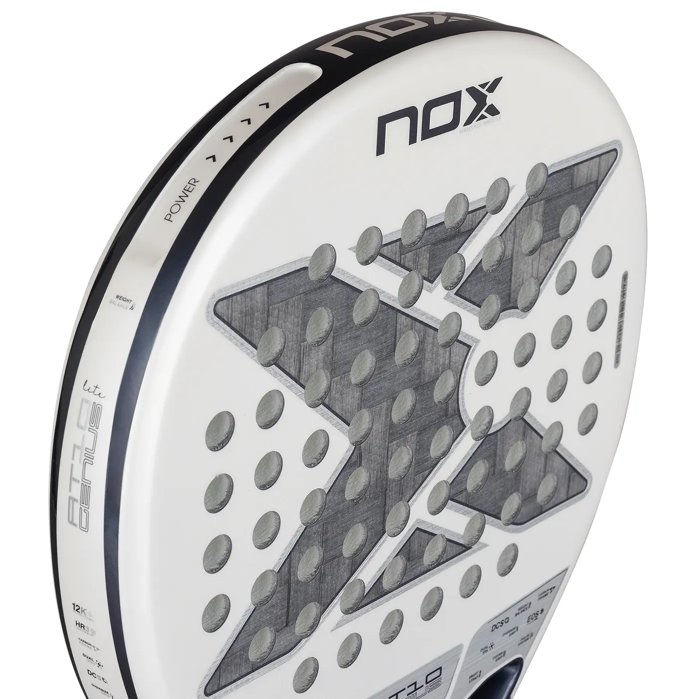 Pala Padel NOX AT10 Genius Xtreme Lite 12K Agustin Tapia 2026 - Imagen 9
