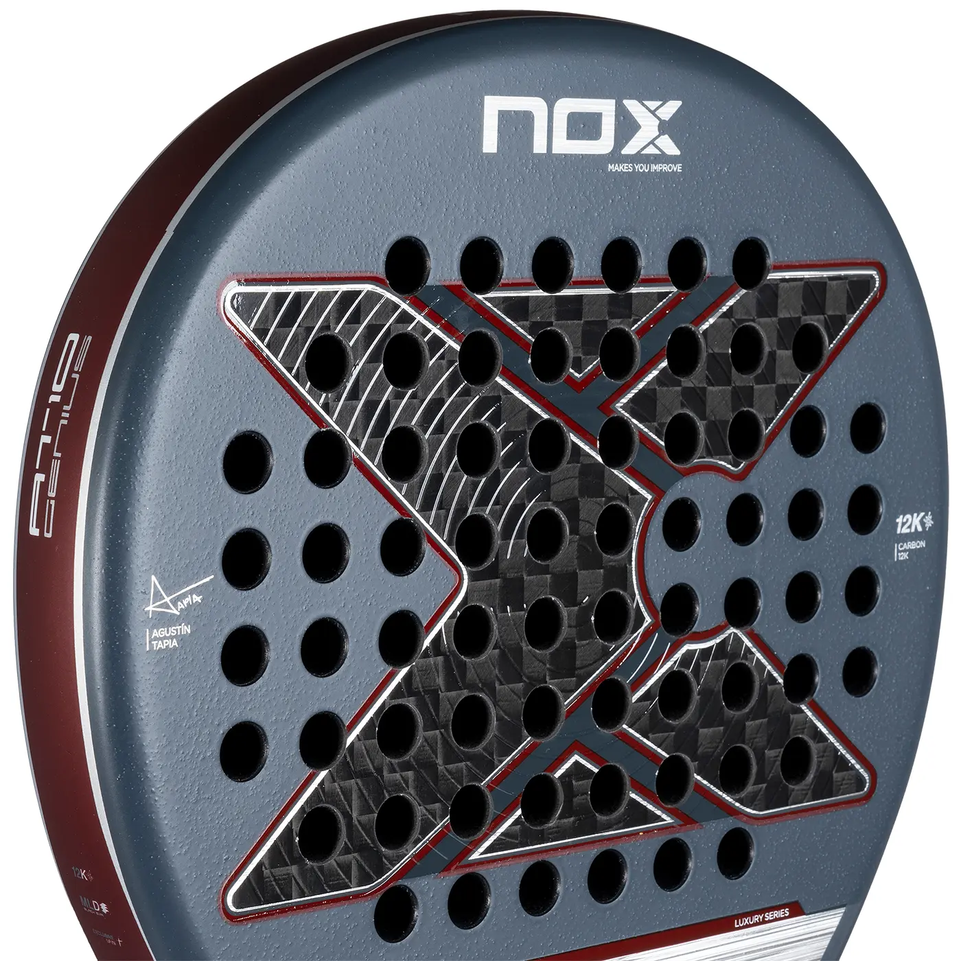 Pala Padel Nox AT10 Luxury GENIUS 12K 2025 Agustin Tapia - Imagen 8