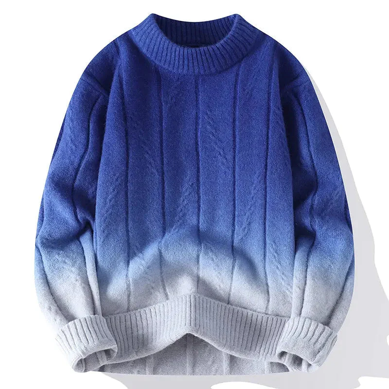 Jersey De Punto Bicolor Para Hombre | Manga Larga - Imagen 4