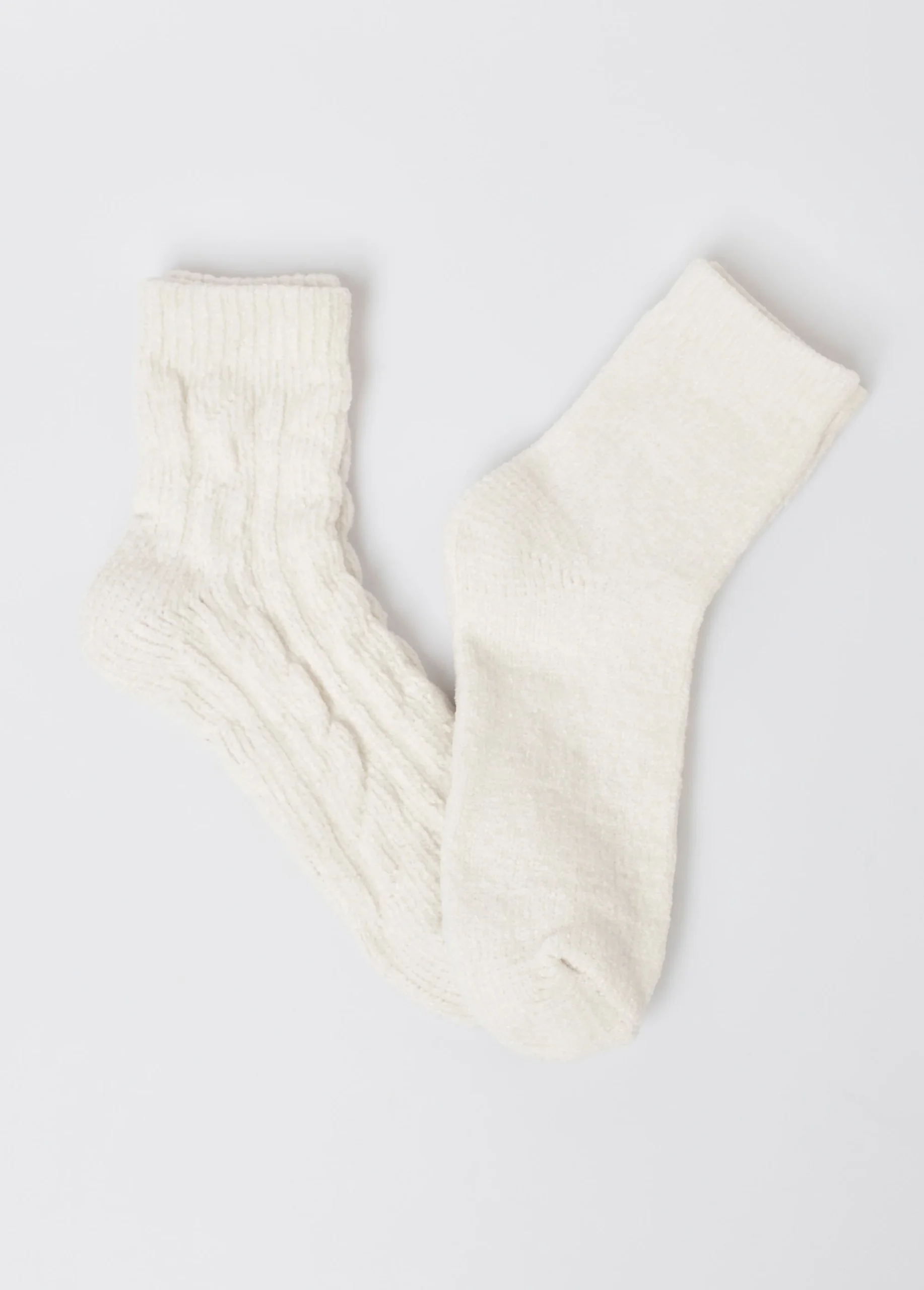 Paquete de 2 calcetines de chenilla suave