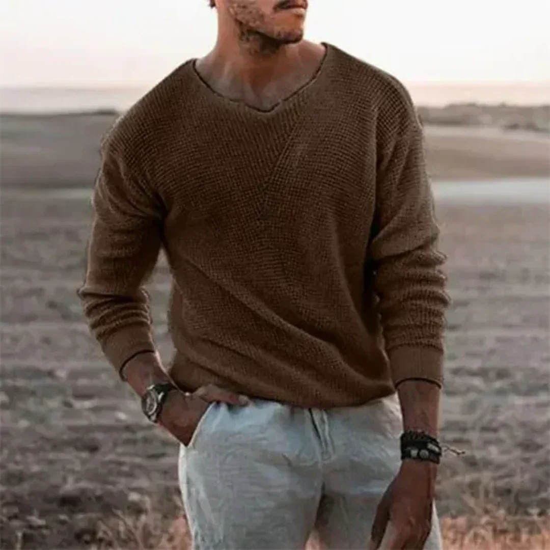 Jersey Cálido De Punto Para Hombre | Informal - Imagen 4