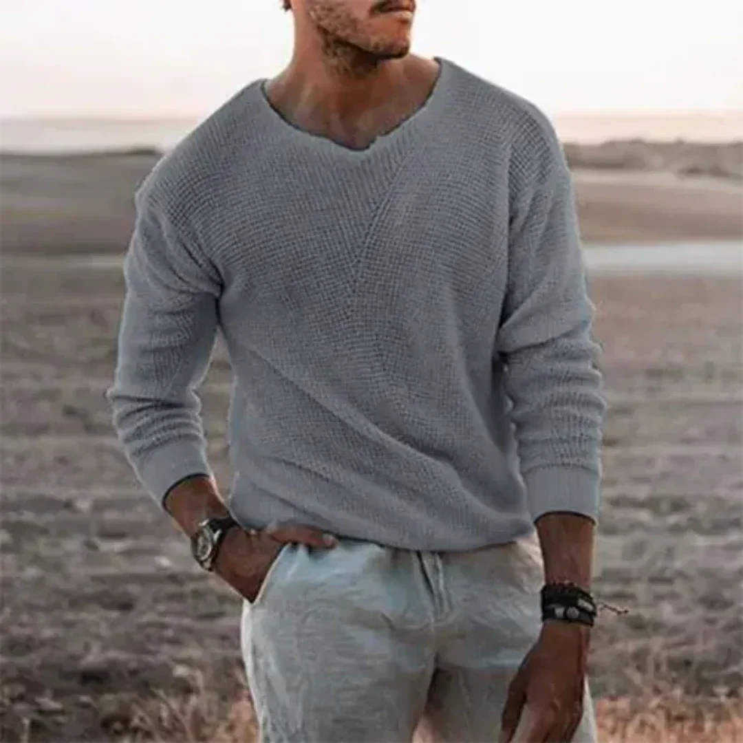 Jersey Cálido De Punto Para Hombre | Informal - Imagen 3