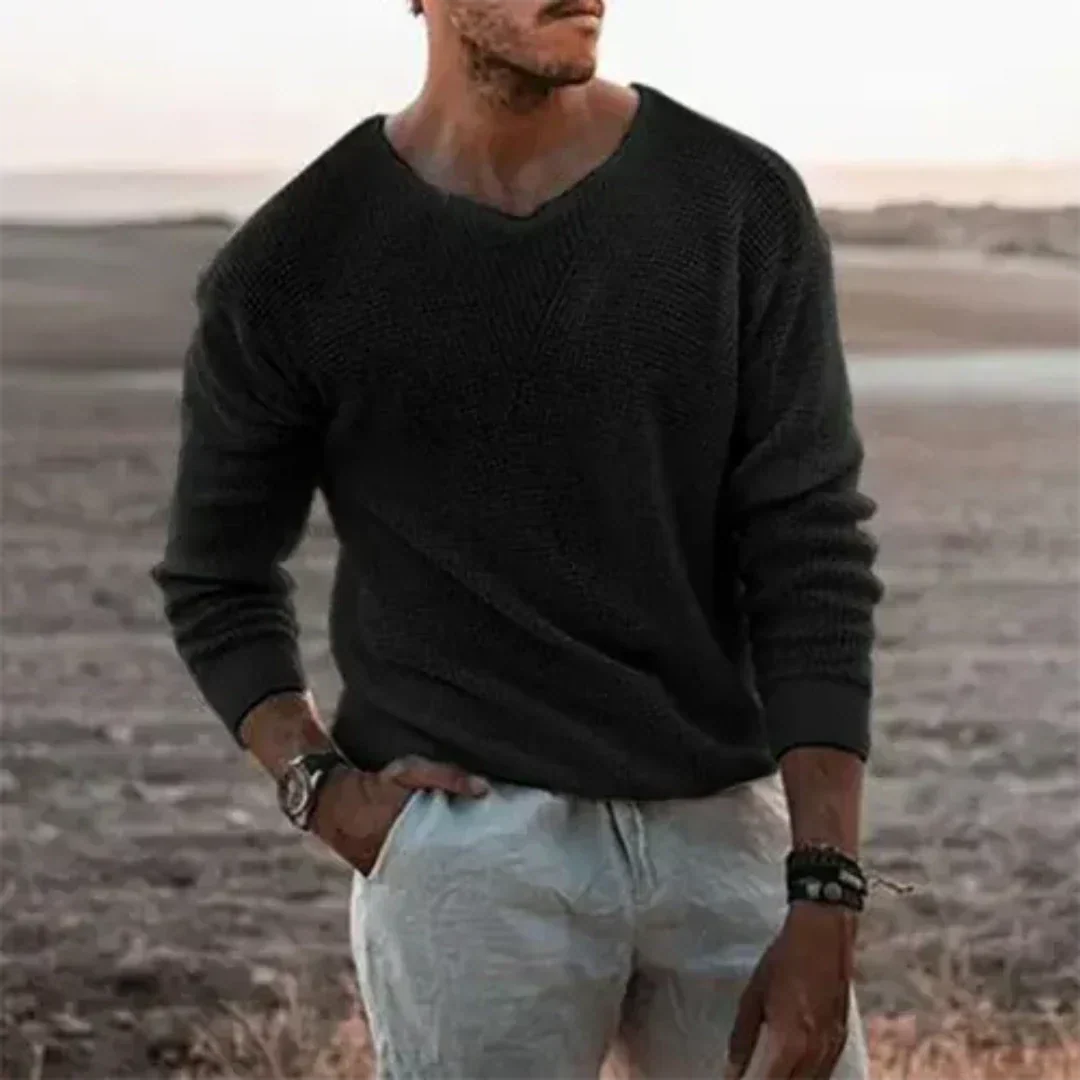 Jersey Cálido De Punto Para Hombre | Informal - Imagen 5