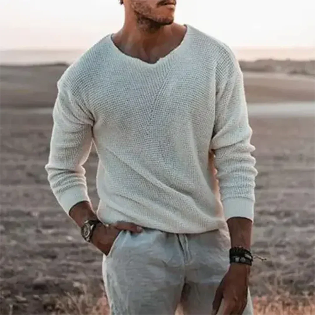 Jersey Cálido De Punto Para Hombre | Informal - Imagen 2