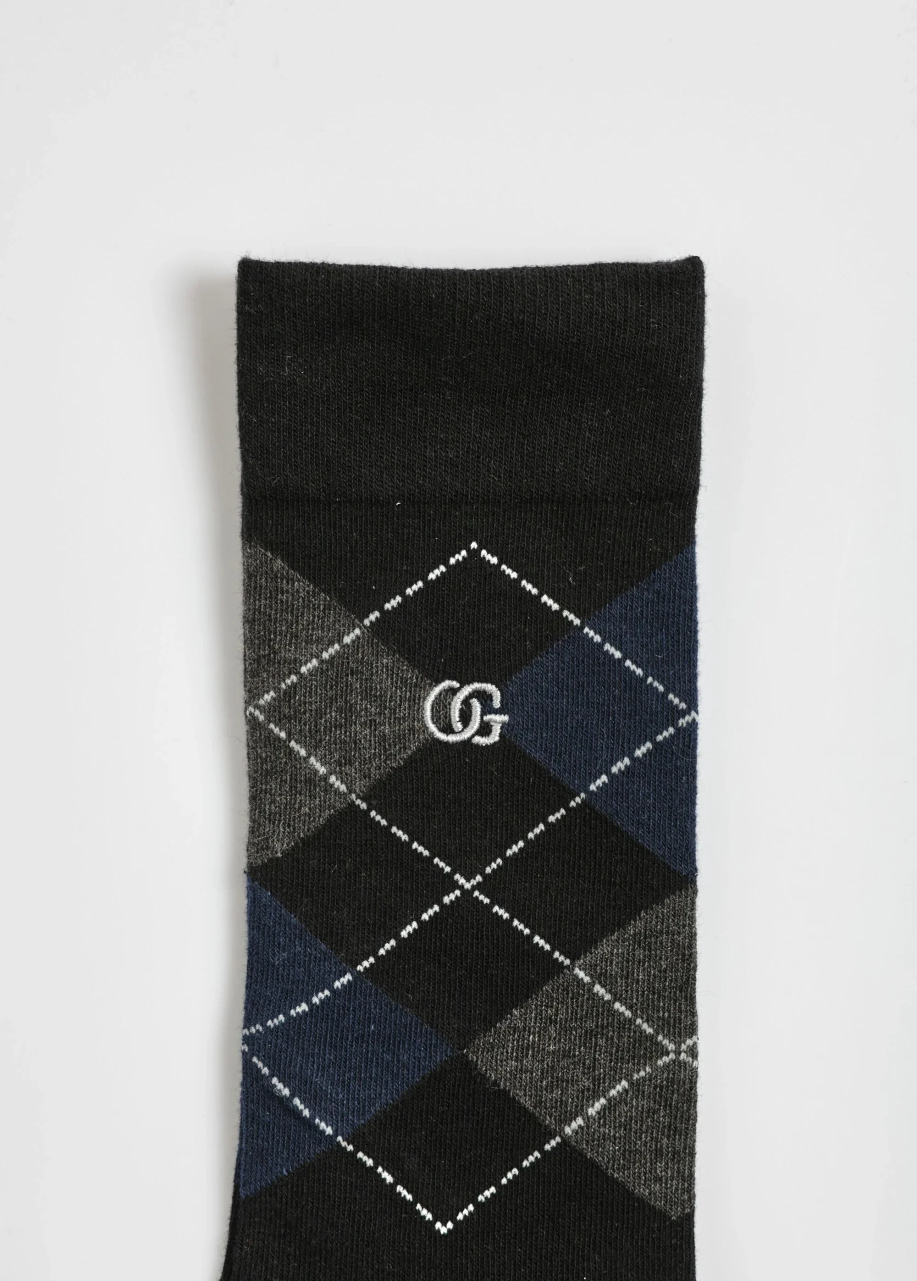 Par de calcetines con estampado de diamantes - Imagen 3
